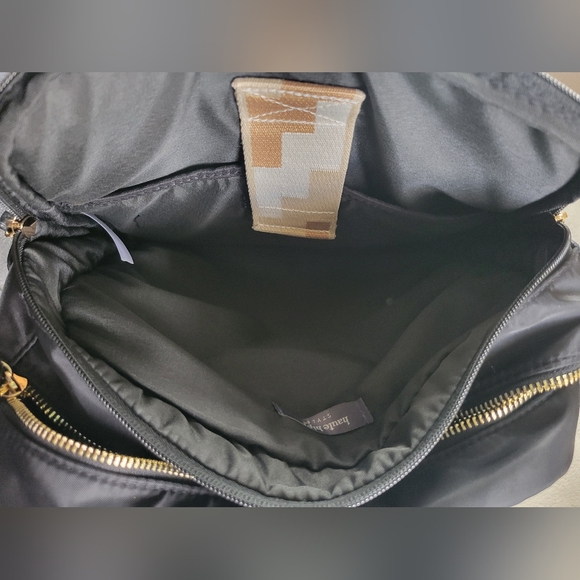 Haute Hippie | NWOT Chic Black Trendy Spacious Nylon Backpack - Picture 9 of 15